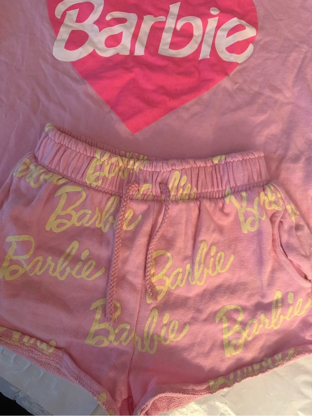 Barbie Pink Heart Girls' Summer set